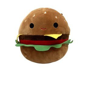 Squishmallow "Carl" the cheesburger, 8" size, kelly toy, plush, cheeseburger